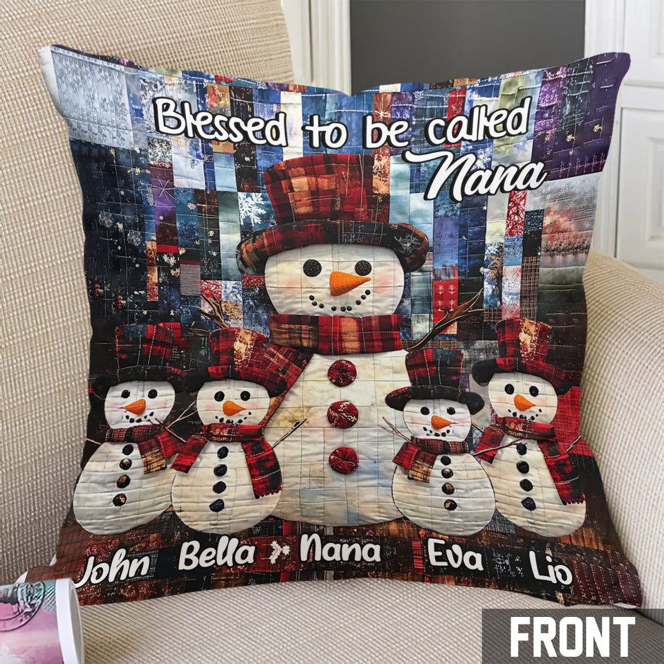 Blessed to Be Called - Personalized Grandma Throw Pillow