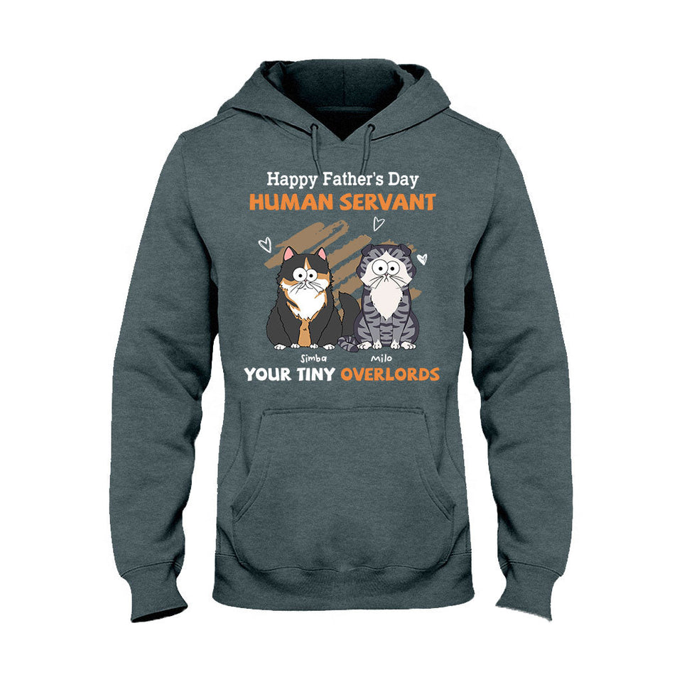 To My Human Servant - Personalized Cat T-shirt And Hoodie