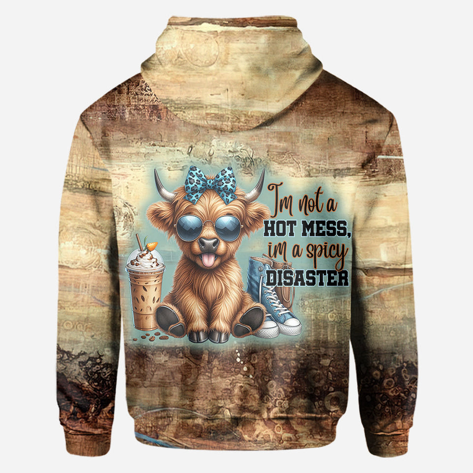 I'm Not A Hot Mess - Personalized All Over Shirt