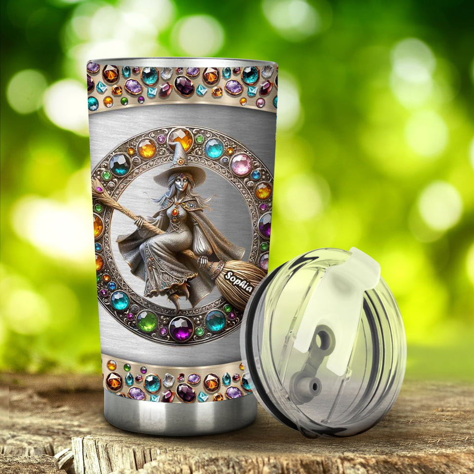 Beautiful Witch - Personalized Witch Tumbler