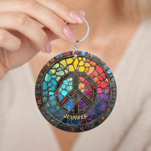 Hippie Soul - Personalized Hippie Keychain
