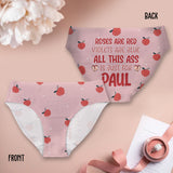 Customized Women's Briefs - Personalized Couple Women's Briefs
