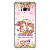 Mama Bear - Personalized Mother Clear Phone Case