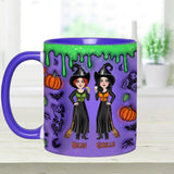 We're Not Sugar And Spice And Everything Nice - Personalized Bestie Accent Mug