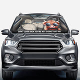 Don't Look Back - Personalized Car Sunshade