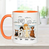 They Still Talk About You - Personalized Dog Accent Mug