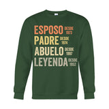 Esposo Padre Abuelo Leyenda - Personalized Father T-shirt And Hoodie