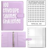 Money Saving Book - 100 Envelopes Money Saving Book Challenge