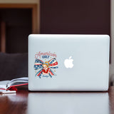 Coquette American Girl - Personalized Independence Day/ 4th of July Decal Full