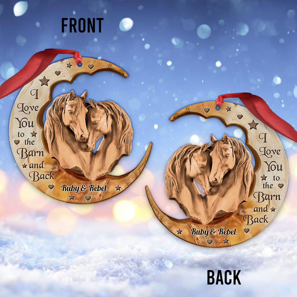 From Our First Kiss - Personalized Horse Ornament