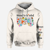 Blessed To Be Called Nana Floral Style - Personalized Grandma All Over Shirt
