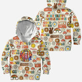 Hippie Soul Retro Multi Style - Personalized Hippie All Over Shirt