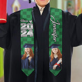 Photo Custom Graduation Stole Sash - Personalized Graduation Graduation Stole