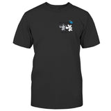 Memorial Butterfly Dragonfly Heaven Feather - Personalized Memorial Embroidered T-shirt