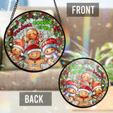 Cookie Crew - Personalized Grandma Stained Glass Suncatcher