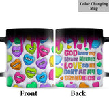 God Knew My Heart Needed Love - Personalized Grandma Mug