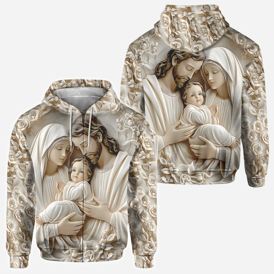 The Holy Family - Christian All Over Shirt