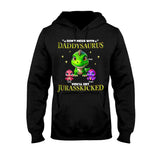 Daddysaurus Grandpasaurus 3D Dinosaurs - Personalized Father T-shirt And Hoodie