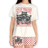Stay Trashy - Personalized Raccoon All Over Shirt & Women Shorts