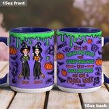We're Not Sugar And Spice And Everything Nice - Personalized Bestie Accent Mug