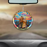 Together For Years And Still Going Strong - Personalized Couple Car Ornament