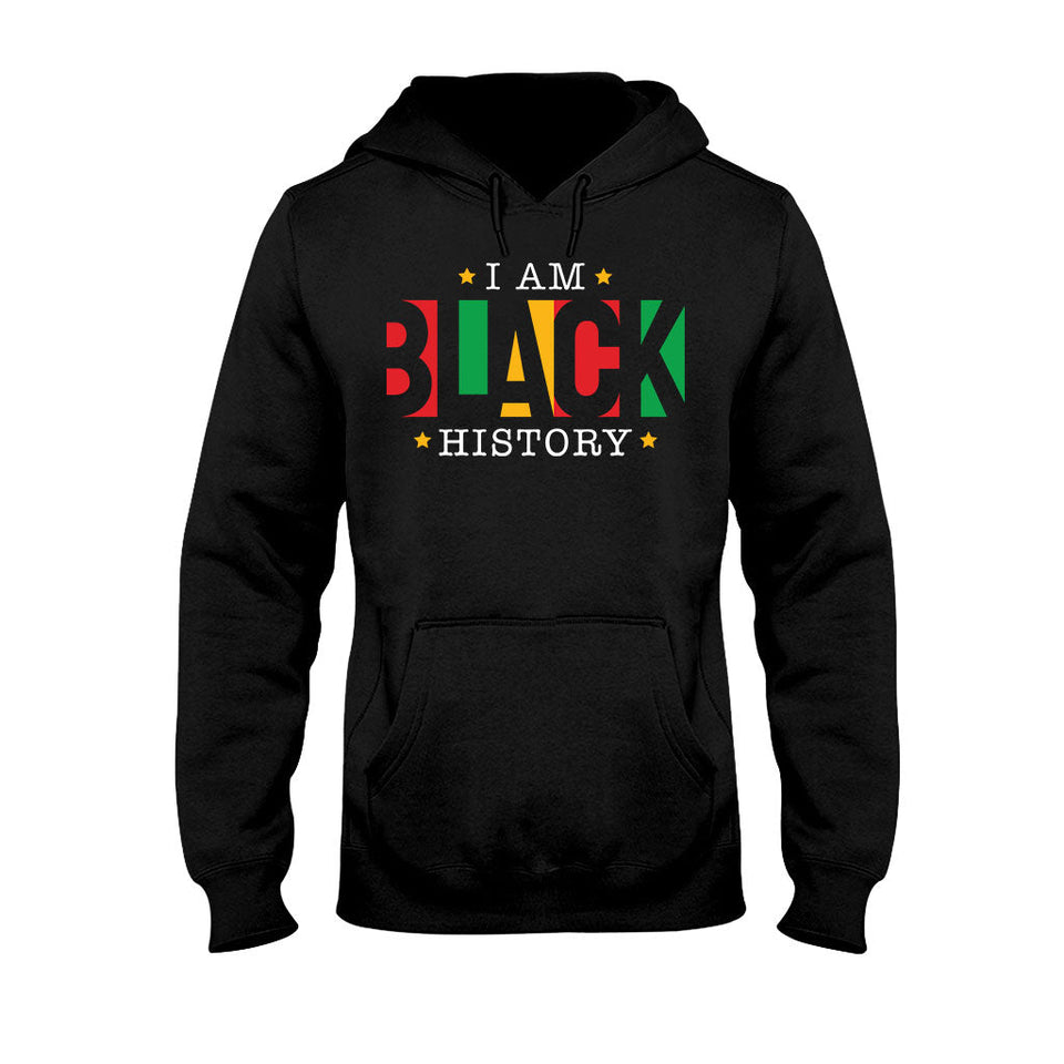 I Am Black History - Personalized African American T-shirt And Hoodie