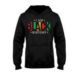 I Am Black History - Personalized African American T-shirt And Hoodie