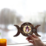 As Above So Below - Personalized Witch Window Hanging Suncatcher Ornament
