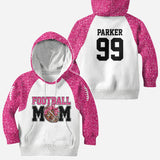 Football Mom Croquette - Personalized Football All Over Shirt