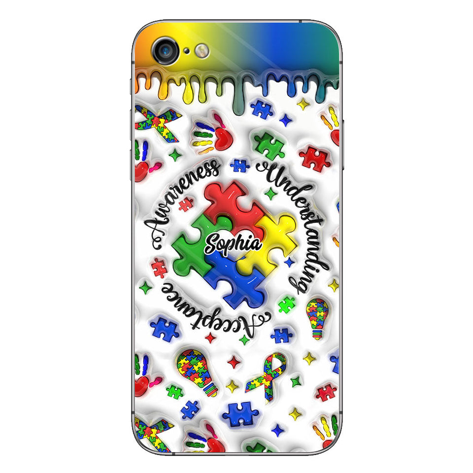 Sensibilisation à l'autisme - Coque de téléphone personnalisée pour la sensibilisation à l'autisme
