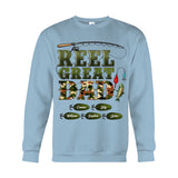 Western Reel Great Dad Camouflage - Personalized Father T-shirt And Hoodie
