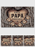 Para El Mejor Papá Del Mundo - Personalized Father Canvas And Poster