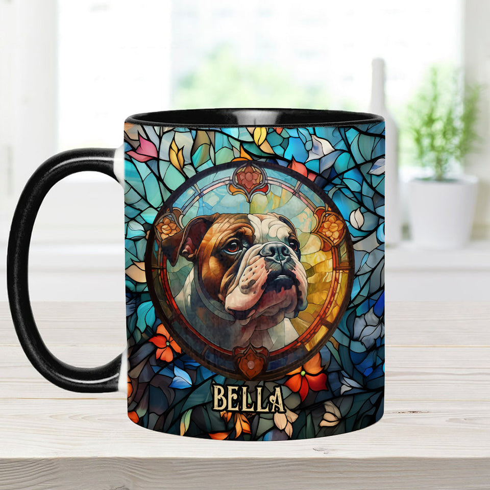 Love My Dog - Personalized Dog Accent Mug