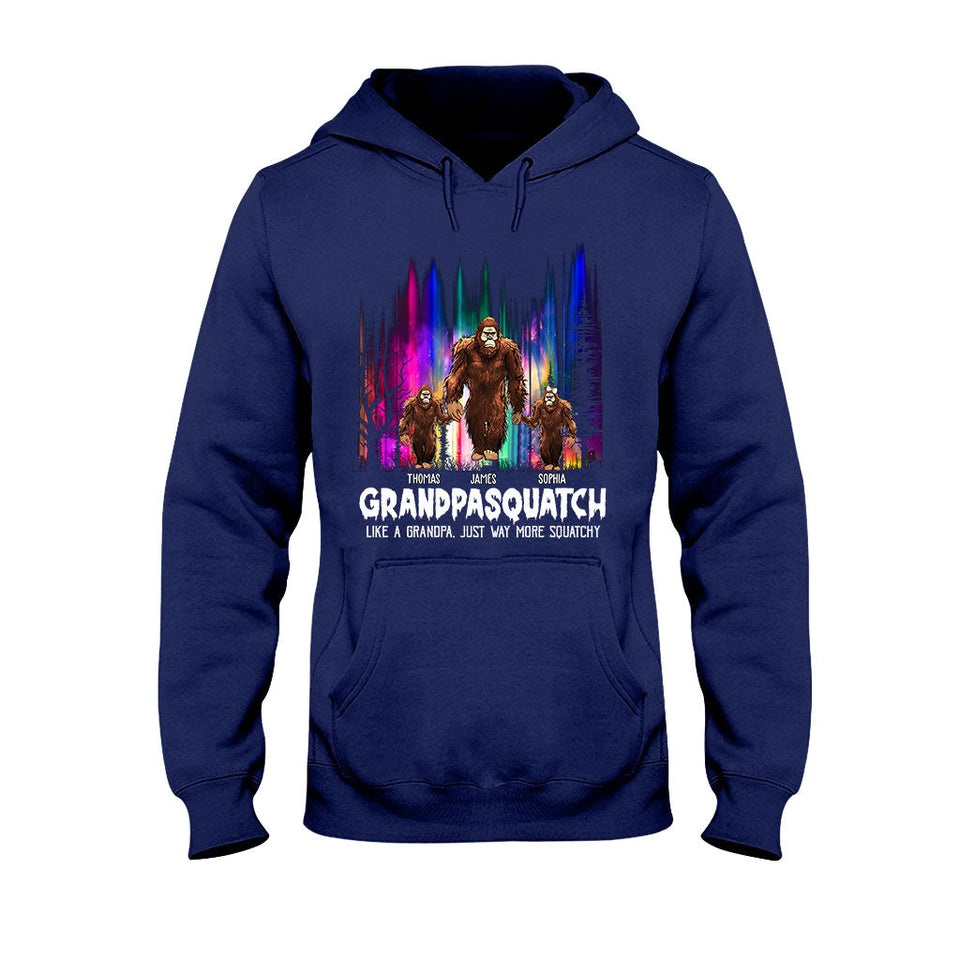 Grandpasquatch - Personalized Grandpa T-shirt And Hoodie
