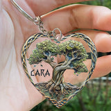 Tree Of Life Scandinavian Mythology Rustic Style - Personalized Irish Keychain