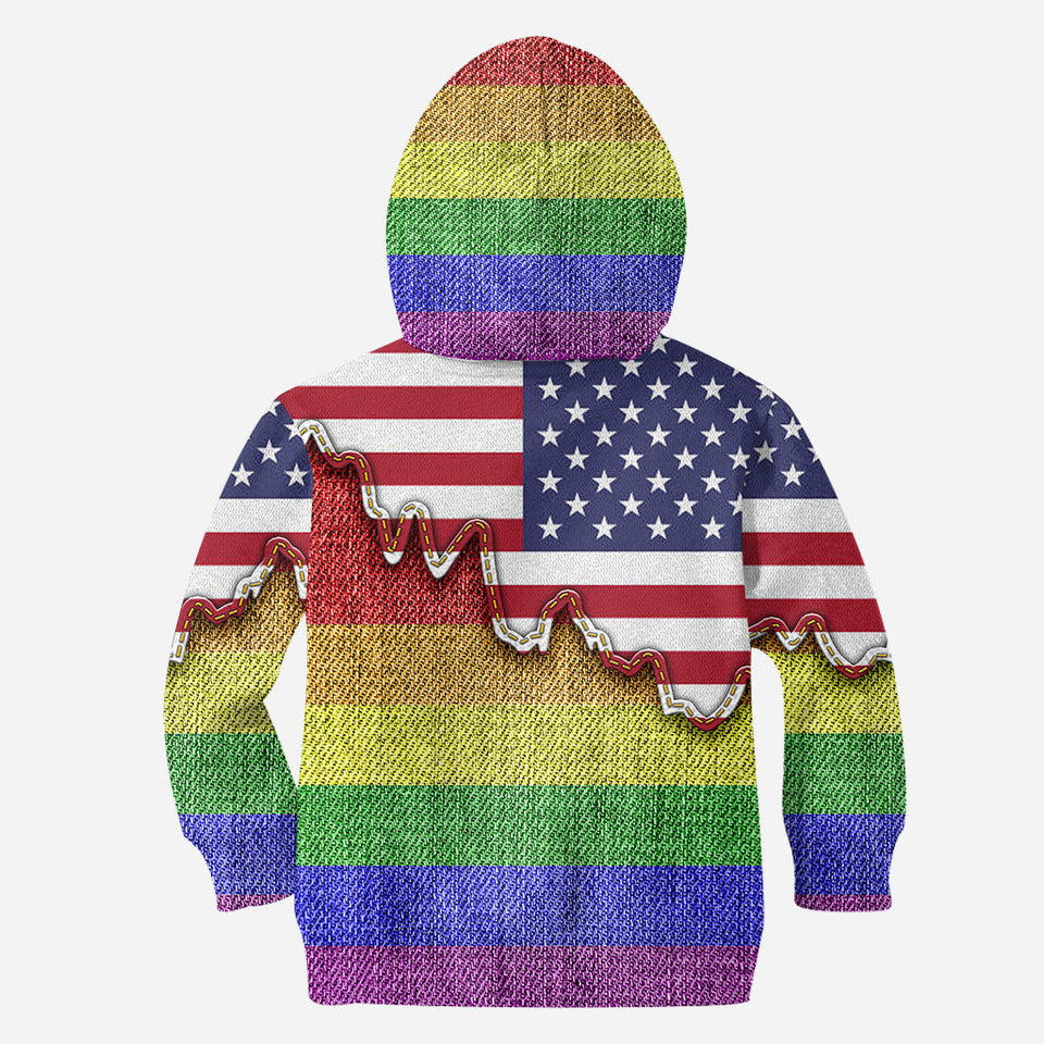 I am brave I am bruised True Colors - Personalized LGBT Support All Over Shirt