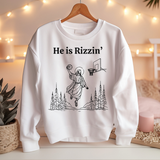 He Is Rizzin - Basketball T-shirt And Hoodie