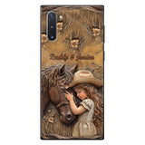 Just A Girl Who Loves Horse - Personalized Horse Clear Phone Case