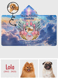 When You Miss Me Have No Fear - Personalized Dog Hooded Blanket