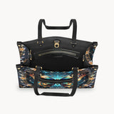 Stunning Gold Metallic Butterfly - Personalized Butterfly Leather Handbag