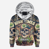 High Times Skull 420 - Personalized Weed All Over Shirt