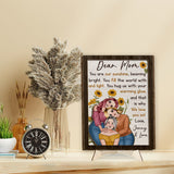You Are My Sunshine - Personalized Mother 2 Layered Wood Sign / Wood Plaque