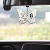 Je te garde dans mon cœur - Ornement de voiture commémoratif personnalisé