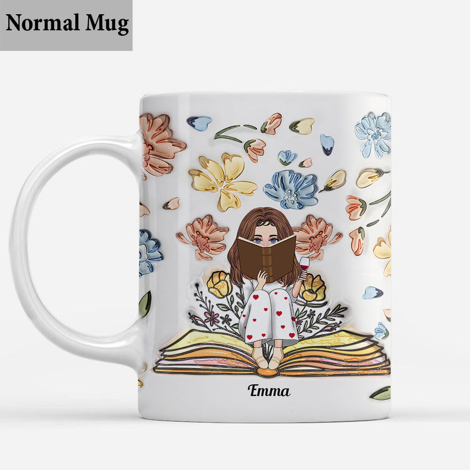 Just A Girl Who Loves Books - Personalized Book Mug