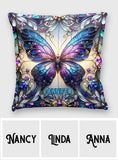 Love Butterflies - Personalized Butterfly Throw Pillow