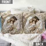 The Holy Family - Christian Throw Pillow