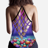 Just A Girl Who Loves Turtles - Personalized Turtle Cross Tank Top