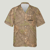 Hunter Dad Deer Hunting - Personalized Hunting Hawaiian Shirt