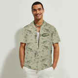 Hooked On Being Dad/ Grandpa... - Personalized Fishing Hawaiian Shirt