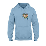 You Left Paw Prints Forever In My Heart - Personalized Dog T-shirt And Hoodie